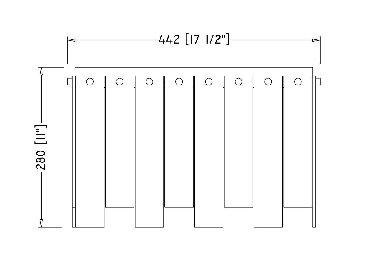 Z-Lite Viviana 6 Light Flush Mount in Polished Nickel 345F17-PN