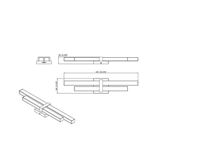 Z-Lite Zane 2 Light Vanity in Brushed Nickel 1008-25W-BN-LED