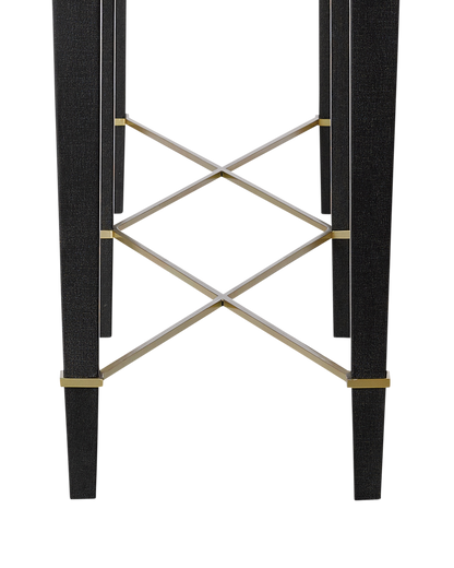 Currey & Co. Verona Black Console Table 3000-0097