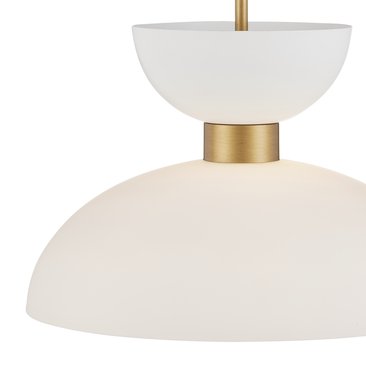 Currey & Co. Zevio White Pendant 9000-1094