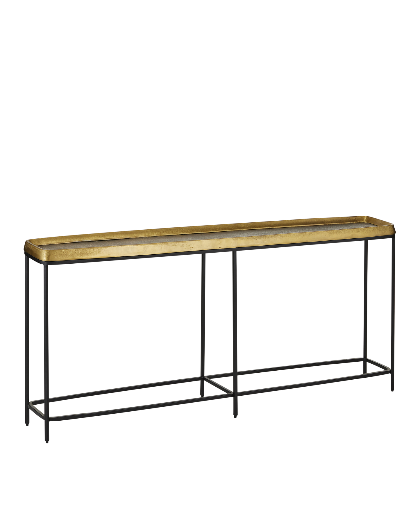 Currey & Co. Tanay Brass Console Table 4000-0150