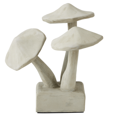 Currey & Co. Concrete Mushrooms 2200-0026