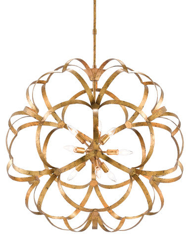 Currey & Co. Sappho Gold Orb Chandelier 9000-0259