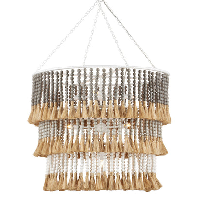 Currey & Co. St. Barts Taupe Chandelier 9000-0959