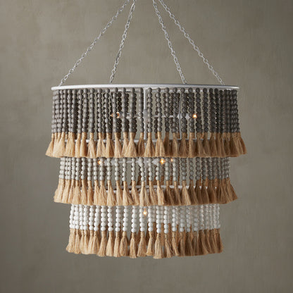 Currey & Co. St. Barts Taupe Chandelier 9000-0959