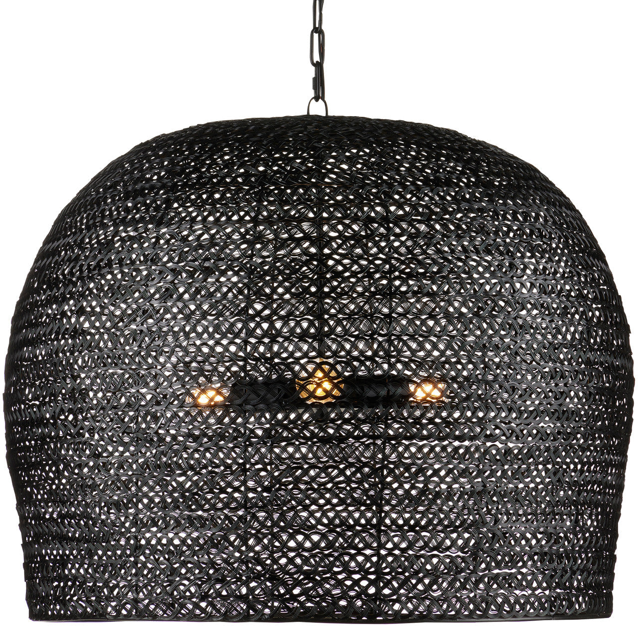 Currey & Co. Piero Black Large Pendant 9000-0962