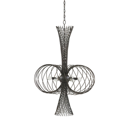 Currey & Co. Akio Bronze Chandelier 9000-0963