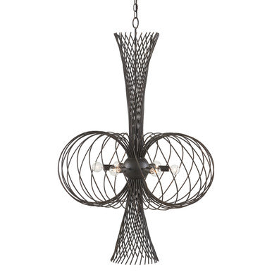 Currey & Co. Akio Bronze Chandelier 9000-0963