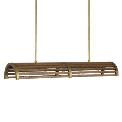 Currey & Co. Woodbine Rectangular Chandelier 9000-0967