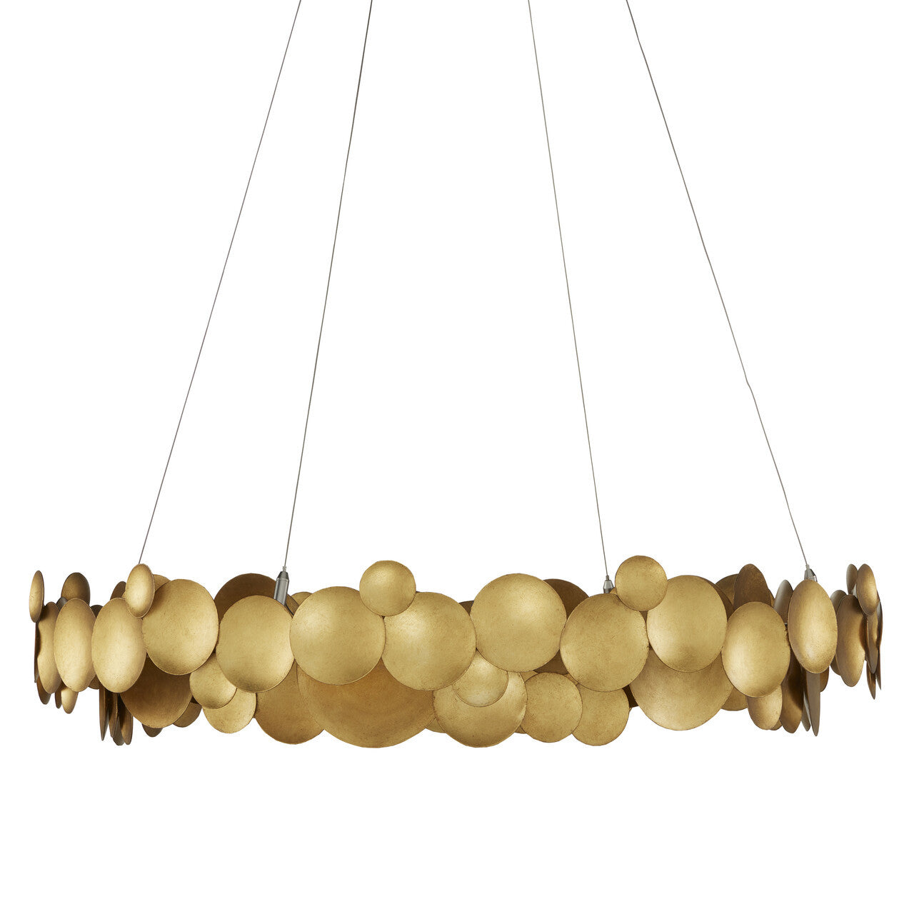 Currey & Co. Lavengro Gold Chandelier 9000-0972