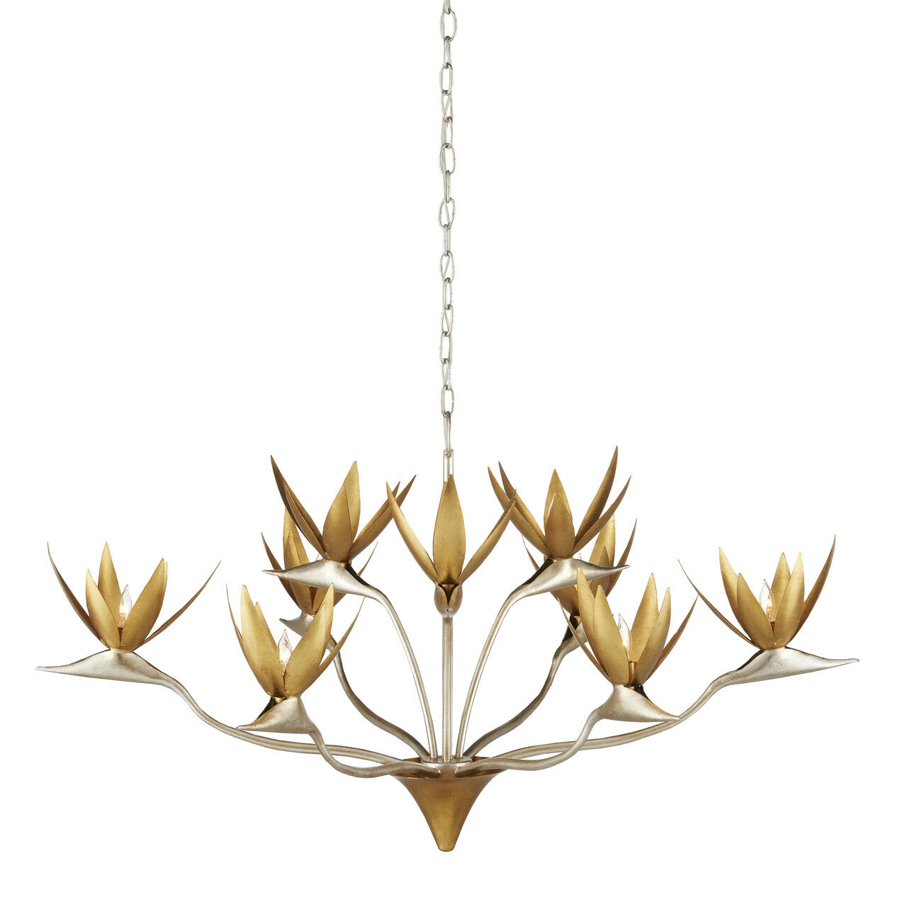 Currey & Co. Paradiso Gold & Silver Chandelier 9000-0973