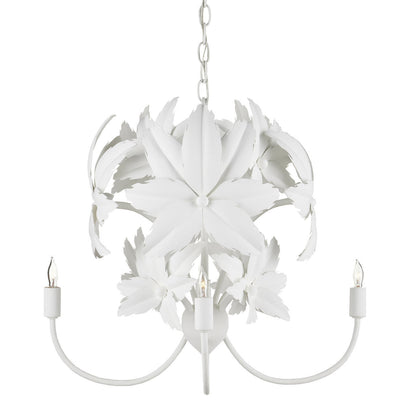 Currey & Co. Sweetbriar White Chandelier 9000-0987