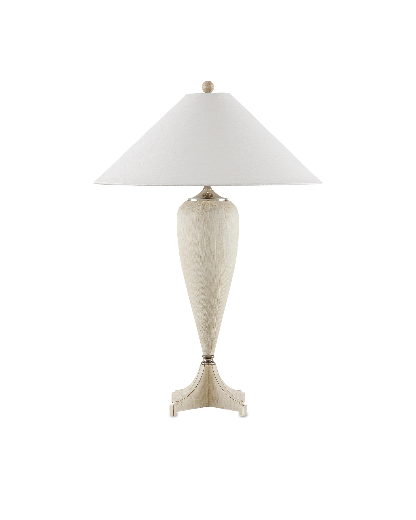 Currey & Co. Hastings Whitewash Table Lamp 6000-0792