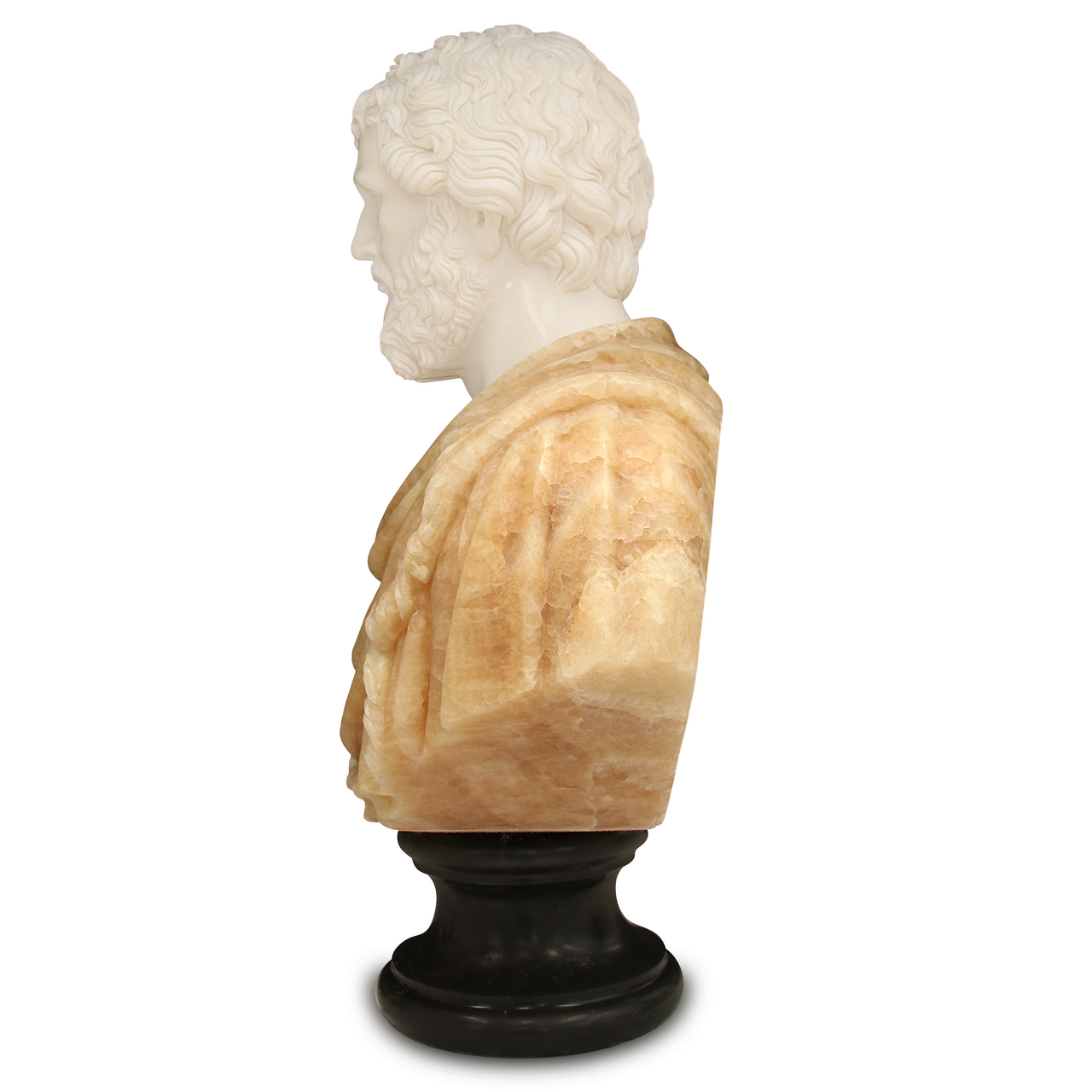 Currey & Co. Thanos Marble Bust Sculpture 1200-0664