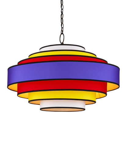 Currey & Co. Maura Multi-Colored Chandelier 9000-0945