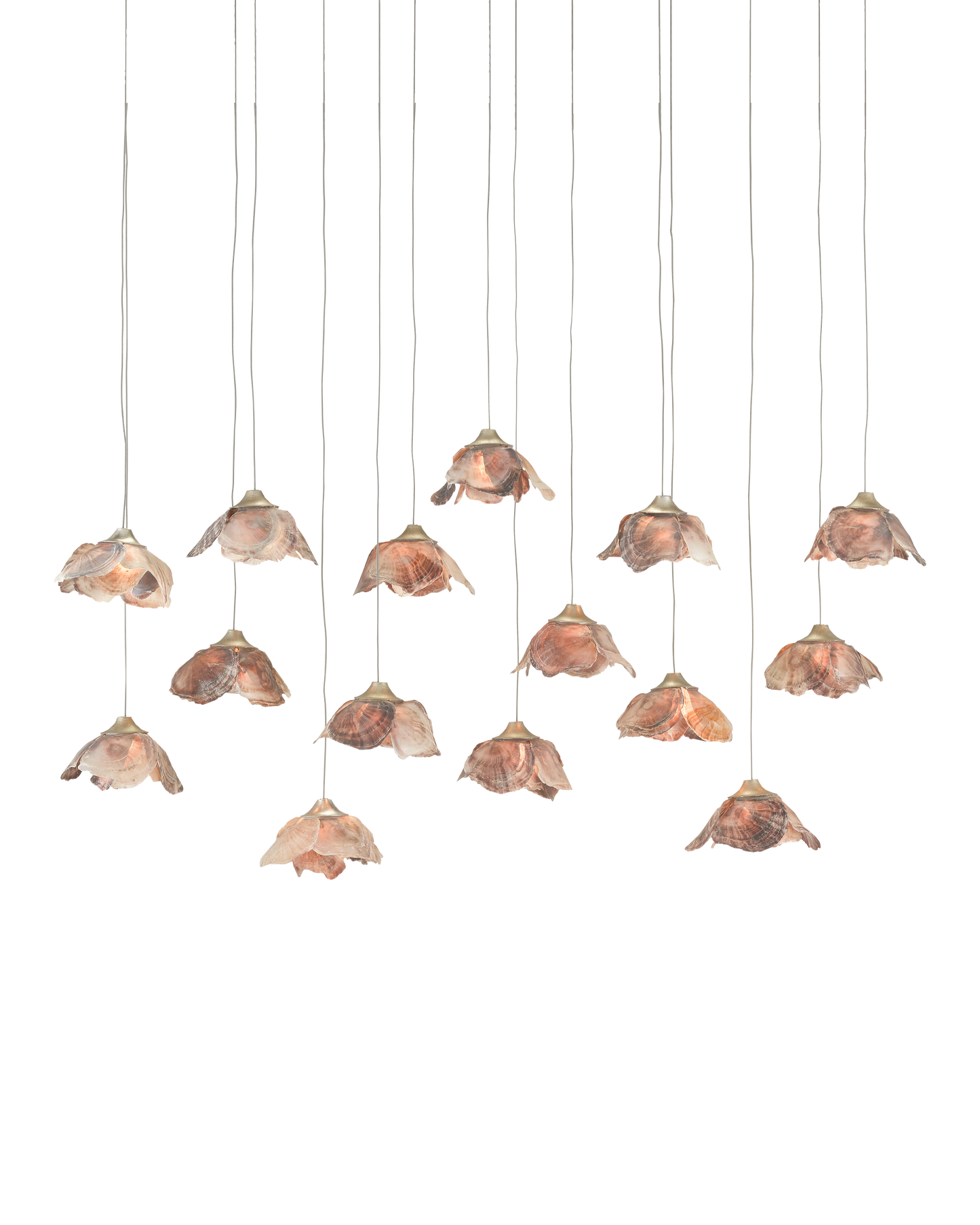 Currey & Co. Catrice 15-Light Linear Multi-Drop Pendant 9000-0678