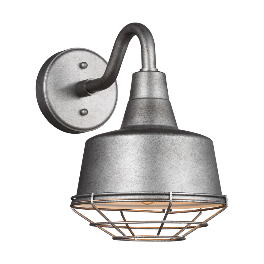 Visual Comfort Studio Sean Lavin Barn Light Barn Light Small Cage in Weathered Pewter 95374-57