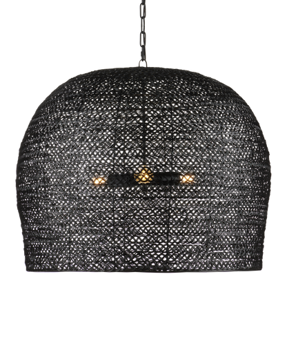 Currey & Co. Piero Large Black Chandelier 9000-0962