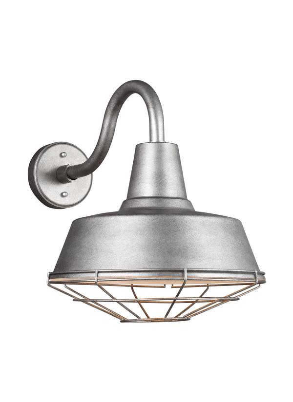 Visual Comfort Studio Sean Lavin Barn Light Barn Light Large Cage in Weathered Pewter 97374-57