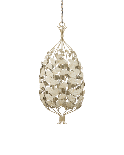 Currey & Co. Maidenhair Cream Chandelier 9000-1118