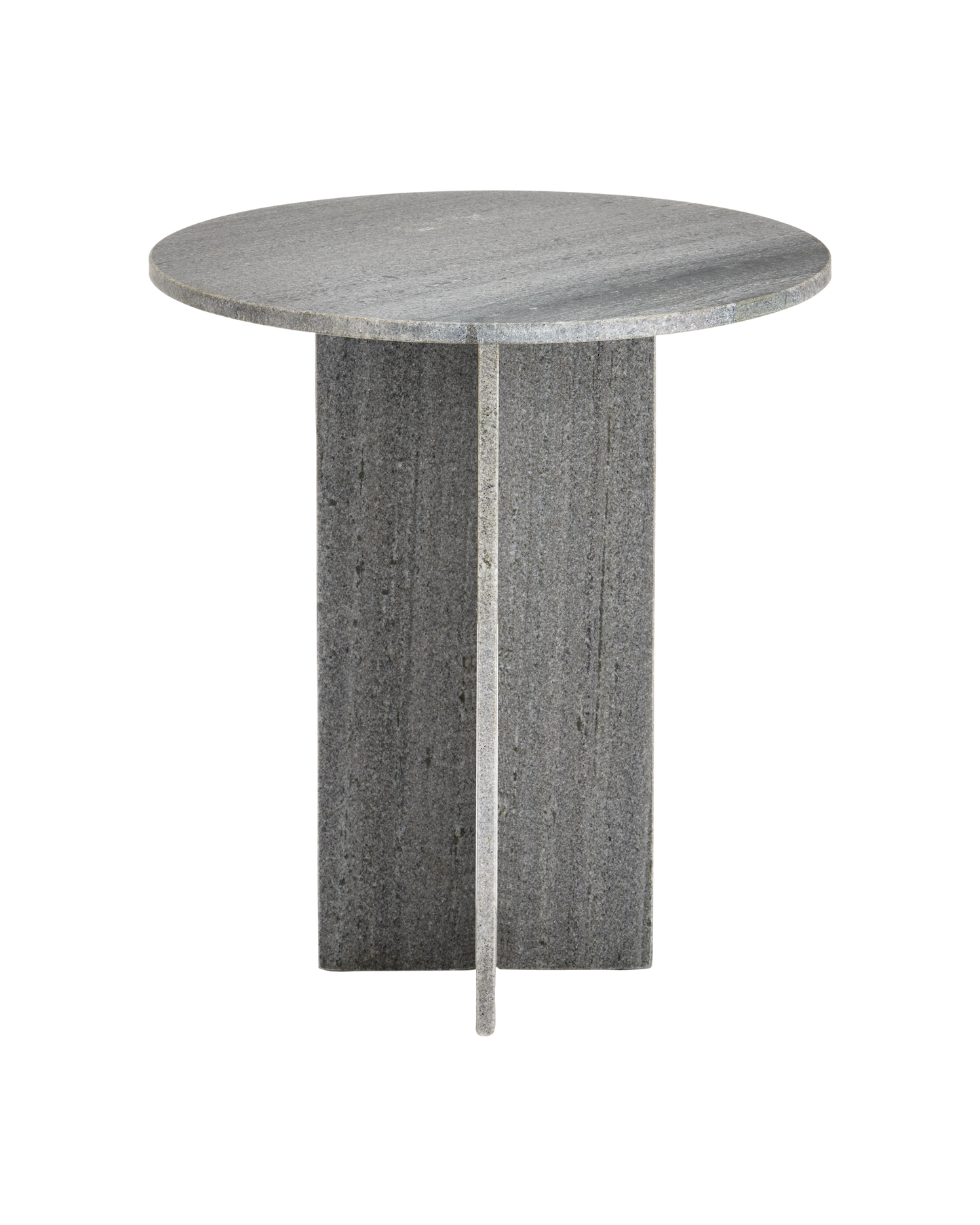 Currey & Co. Harmon Gray Marble Accent Table 3000-0221