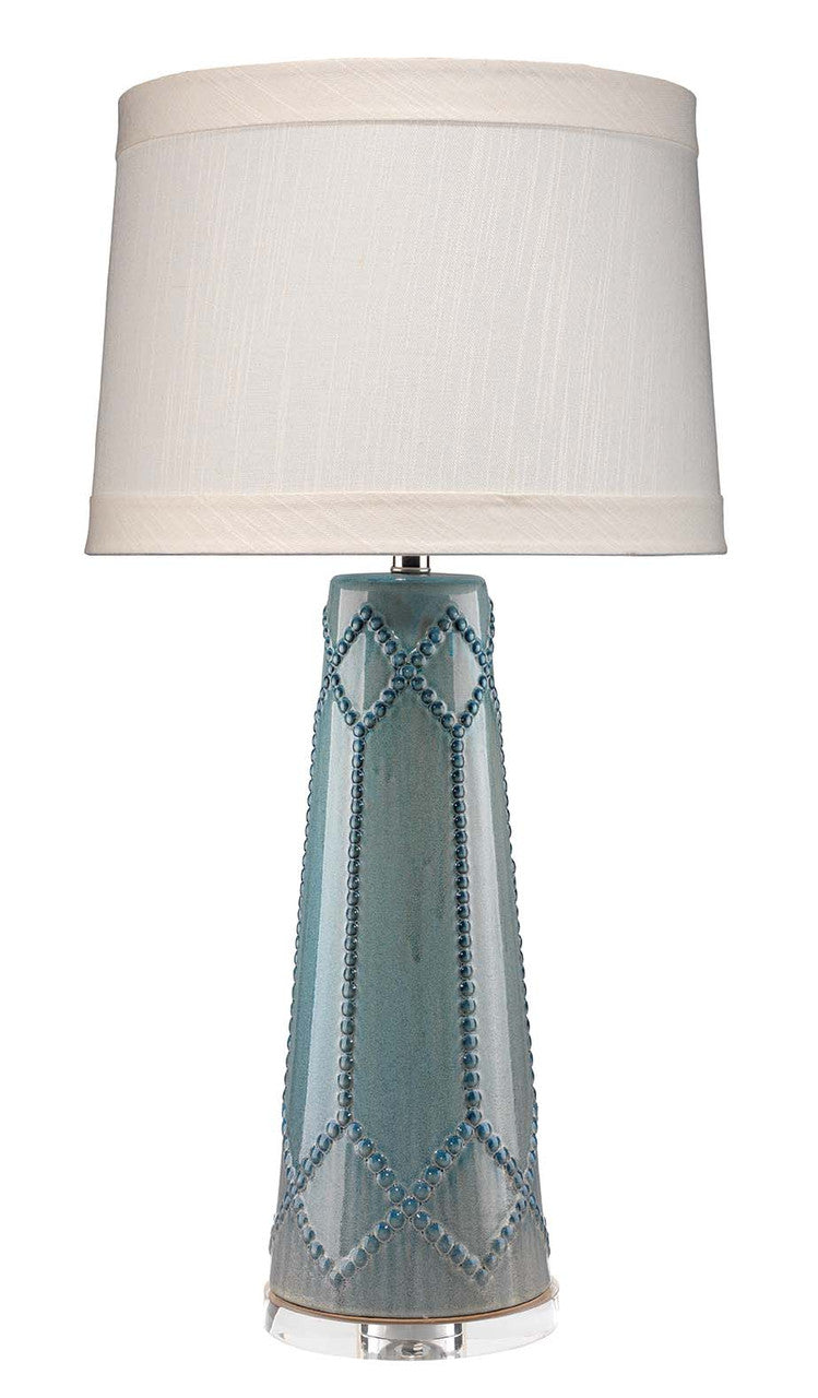 Jamie Young Hobnail Table Lamp 9HOBNAILTEAL