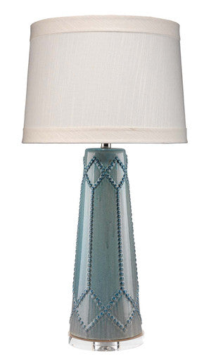 Jamie Young Hobnail Table Lamp 9HOBNAILTEAL