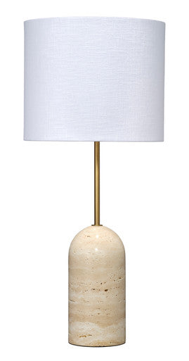 Jamie Young Holt Table Lamp in Travertine 9HOLTTLNATRA