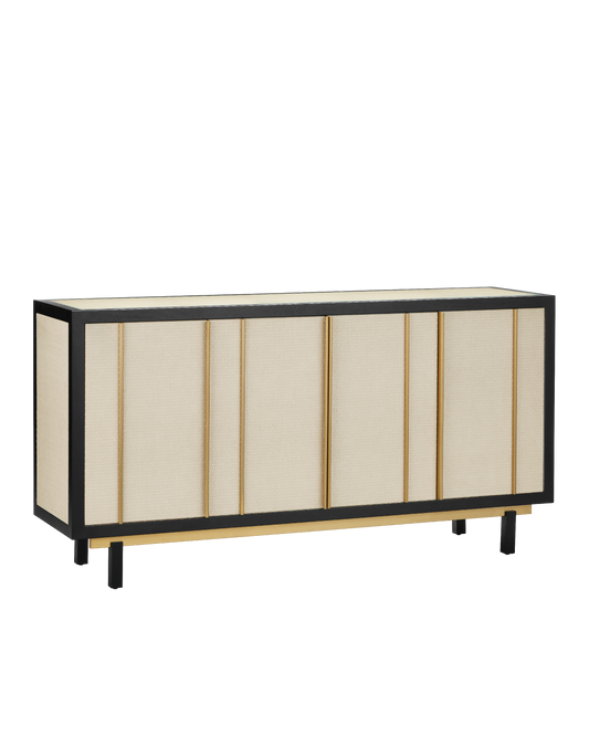 Currey & Co. Deanna Raffia Credenza 3000-0300