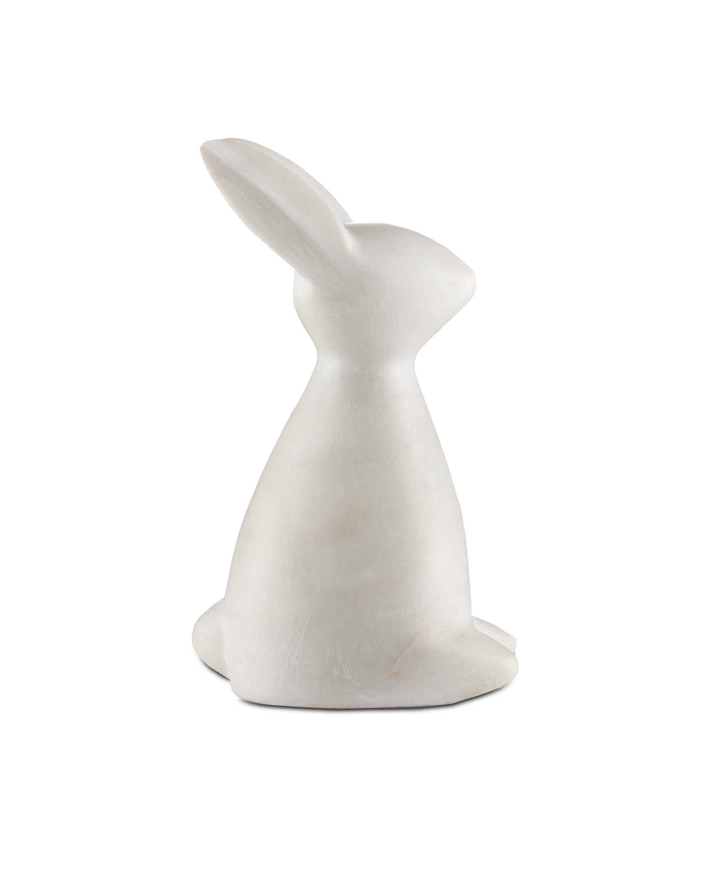 Currey & Co. White Marble Rabbit 1200-0654