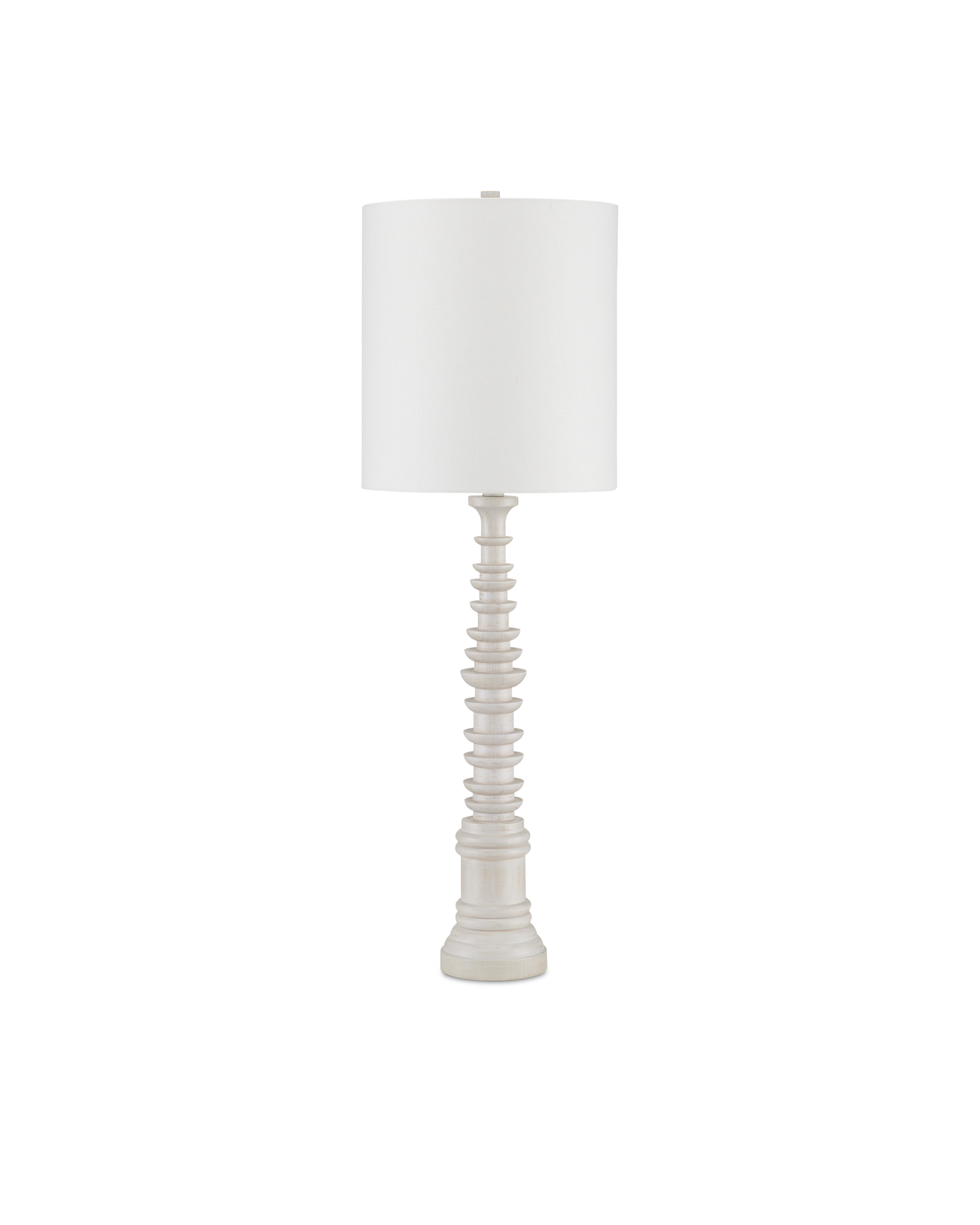 Currey & Co. Malayan White Table Lamp 6000-0896