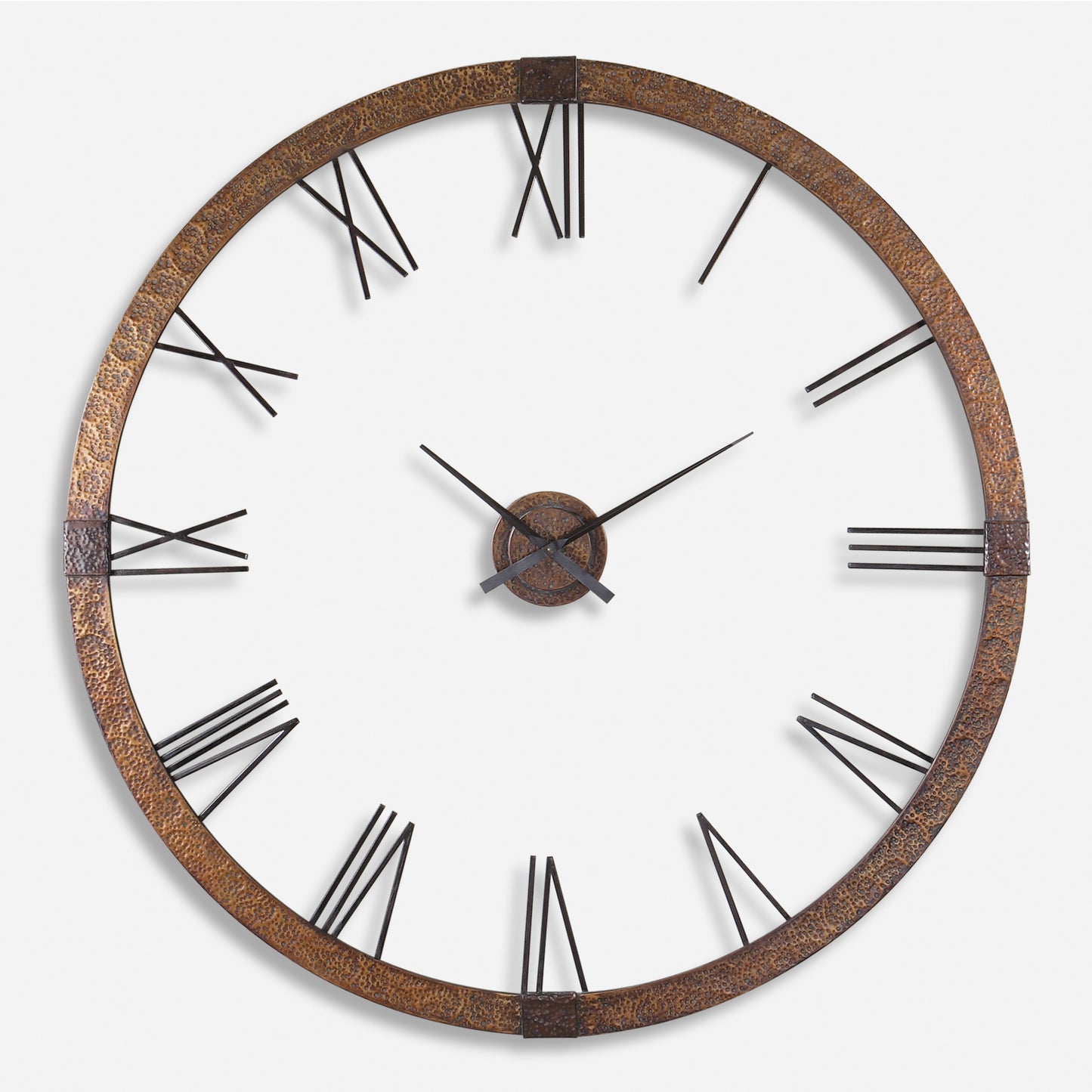 Uttermost Amarion 60" Copper Wall Clock 06655