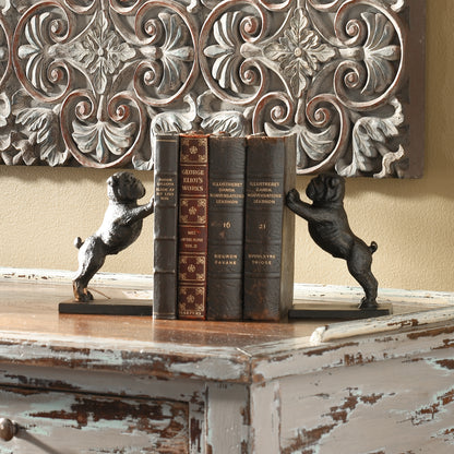 Uttermost Bulldogs Cast Iron Bookends, Set/2 19643