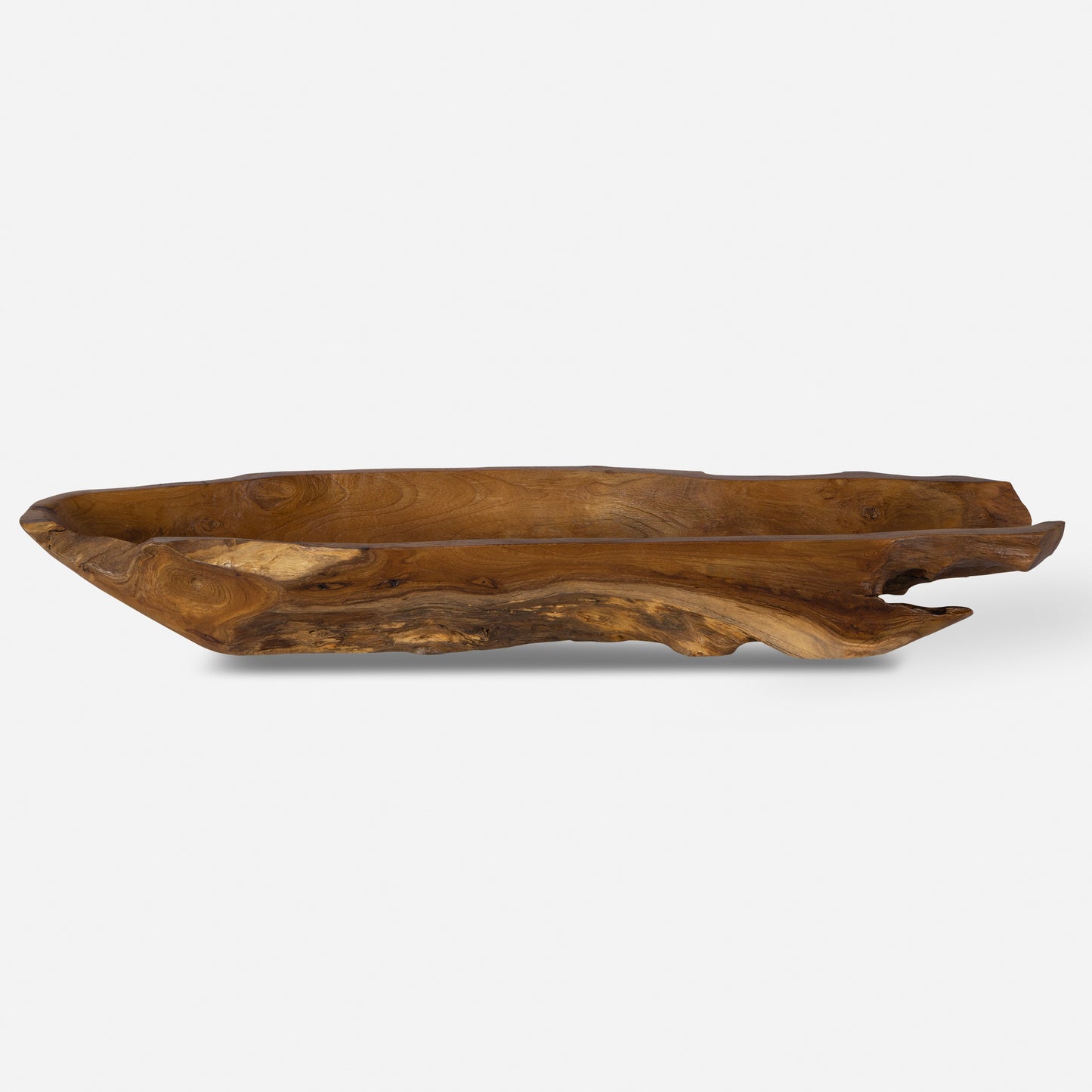 Uttermost Teak Leaf Bowl 17085