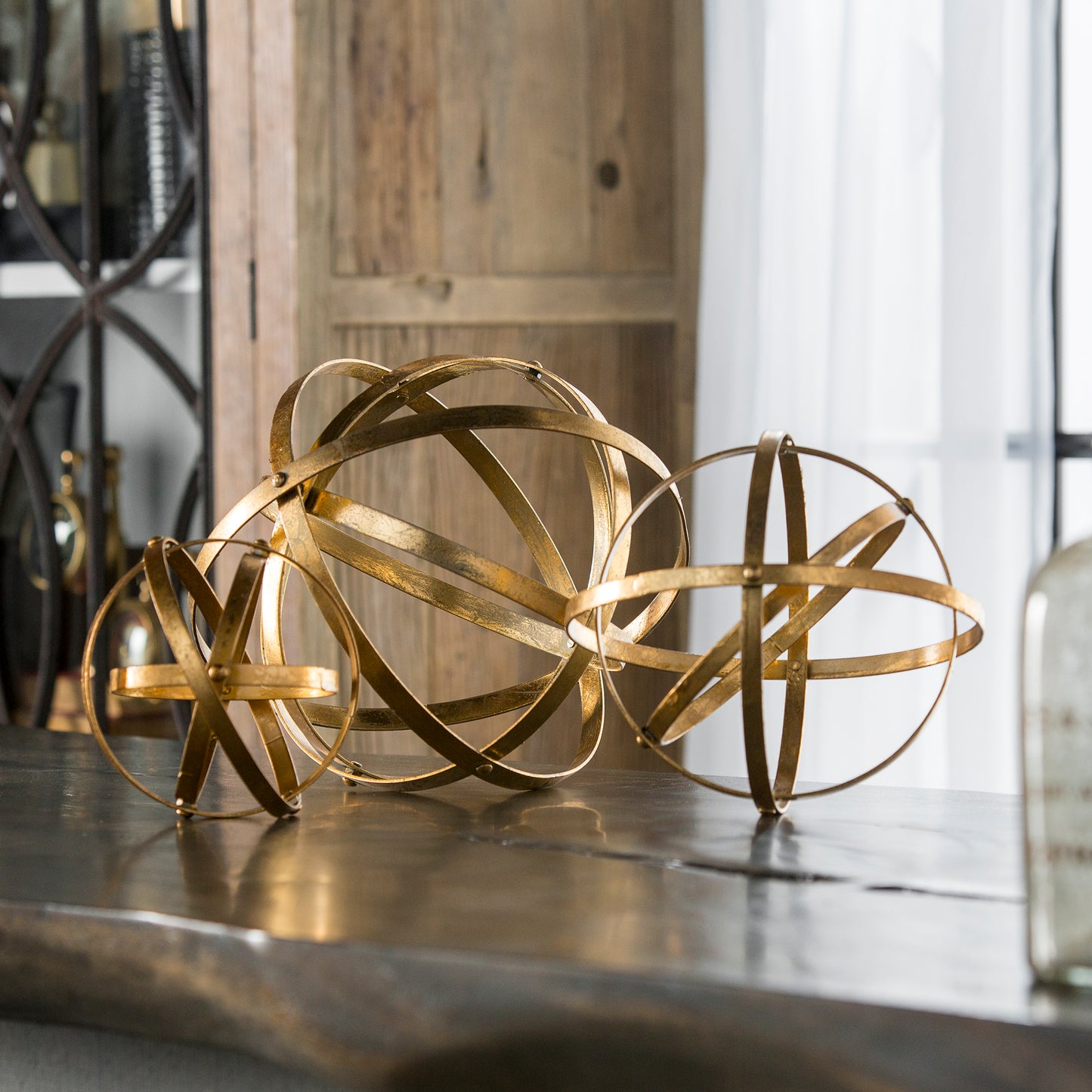 Uttermost Stetson Gold Spheres, S/3 20066