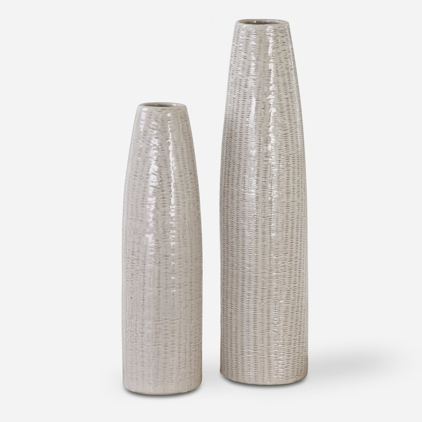 Uttermost Sara Textured Ceramic Vases S/2 20156