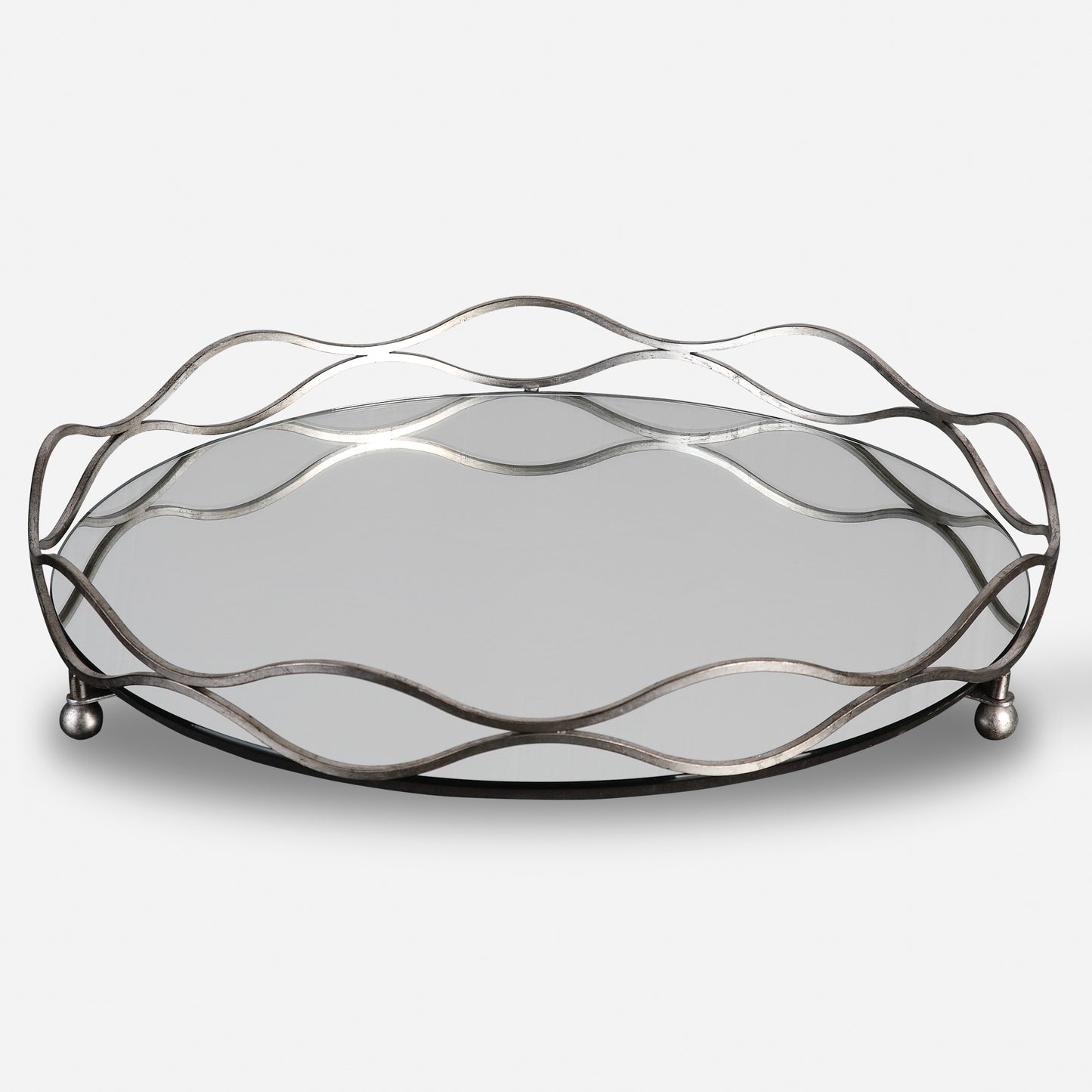 Uttermost Rachele Mirrored Silver Tray 20177