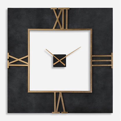 Uttermost Mudita Square Wall Clock 06448