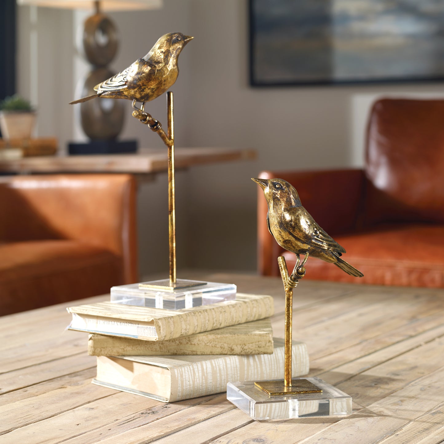 Uttermost Passerines Bird Sculptures S/2 18898