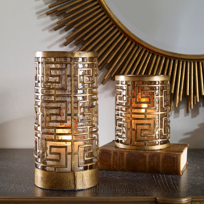 Uttermost Ruhi Hurricane Candleholders, S/2 18953