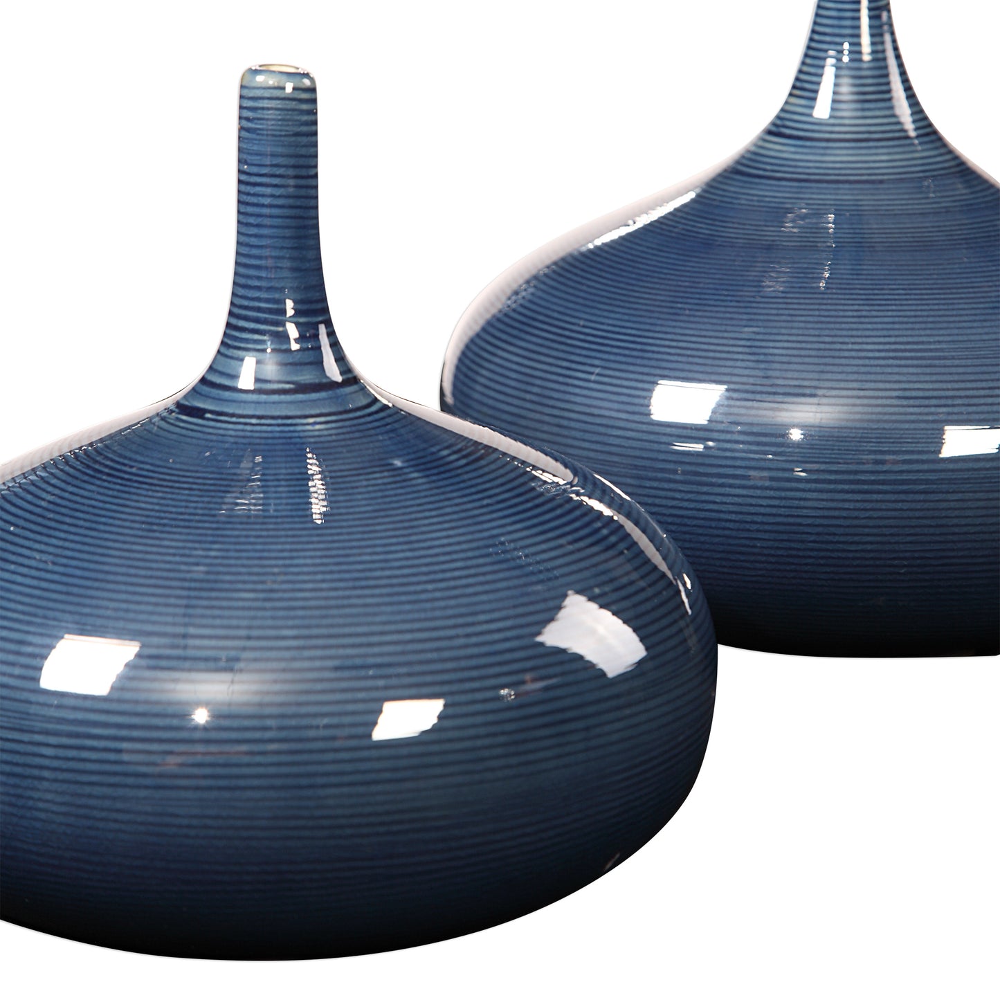 Uttermost Zayan Blue Vases, S/2 18988