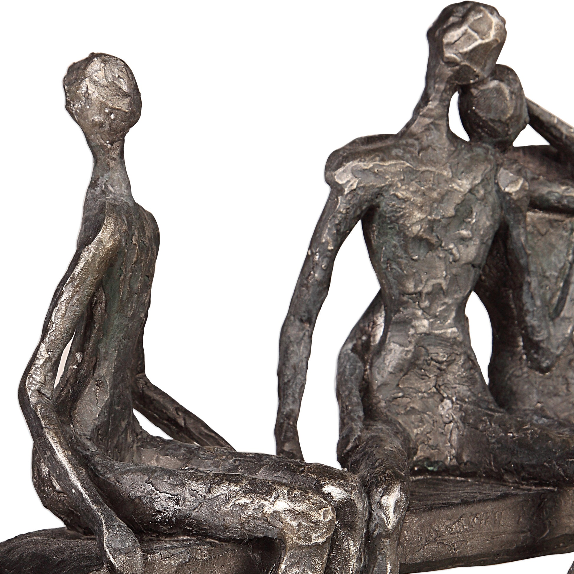 Uttermost Camaraderie Aged Silver Figurine 18991