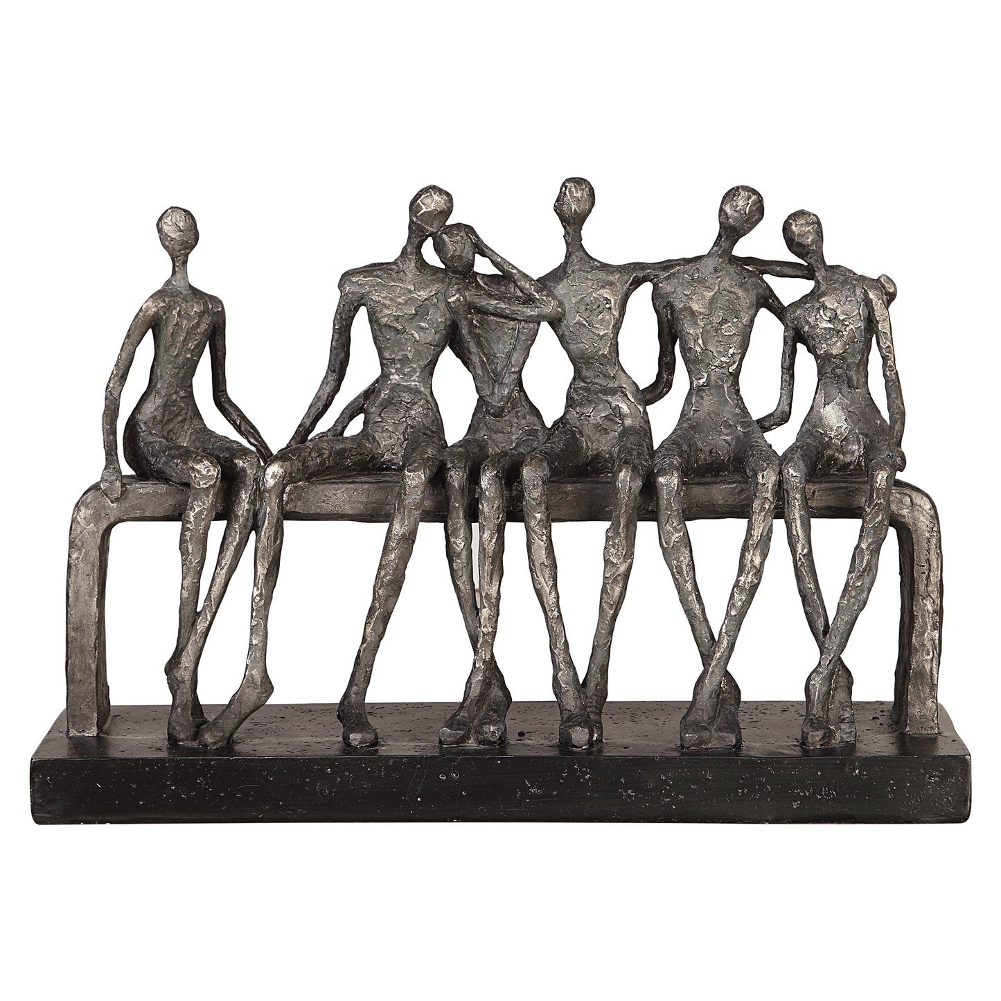 Uttermost Camaraderie Aged Silver Figurine 18991