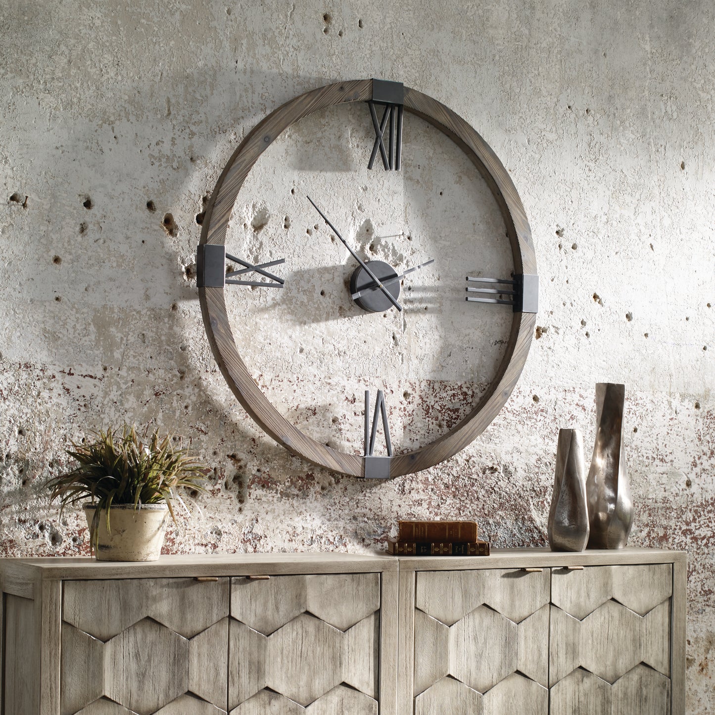 Uttermost Marcelo Modern Wall Clock 06454