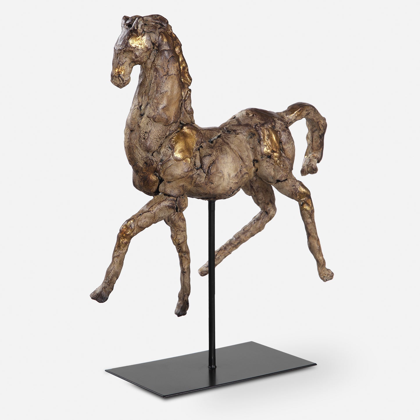 Uttermost Caballo Dorado Horse Sculpture 17585