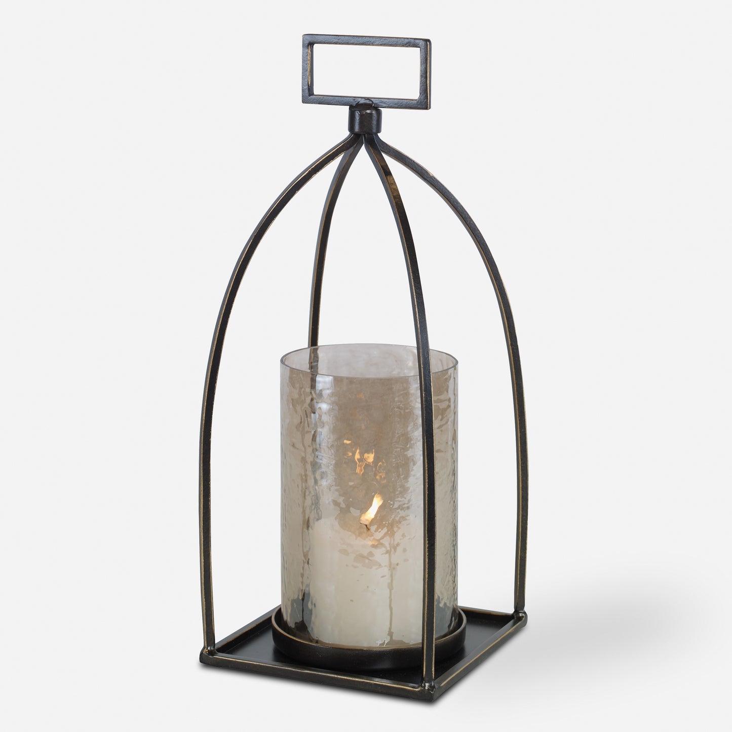 Uttermost Riad Bronze Lantern Candleholder 17912