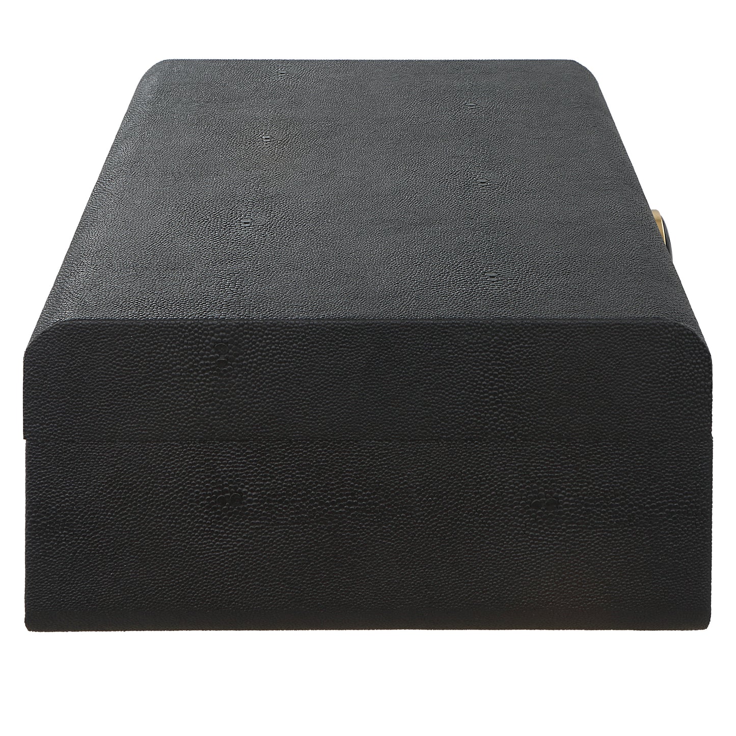 Uttermost Lalique Black Shagreen Box  18058