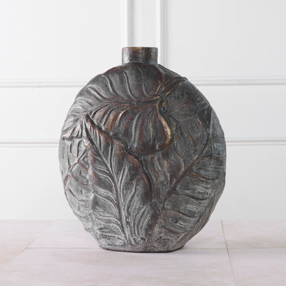 Uttermost Palm Aged Patina Paradise Vase 17113