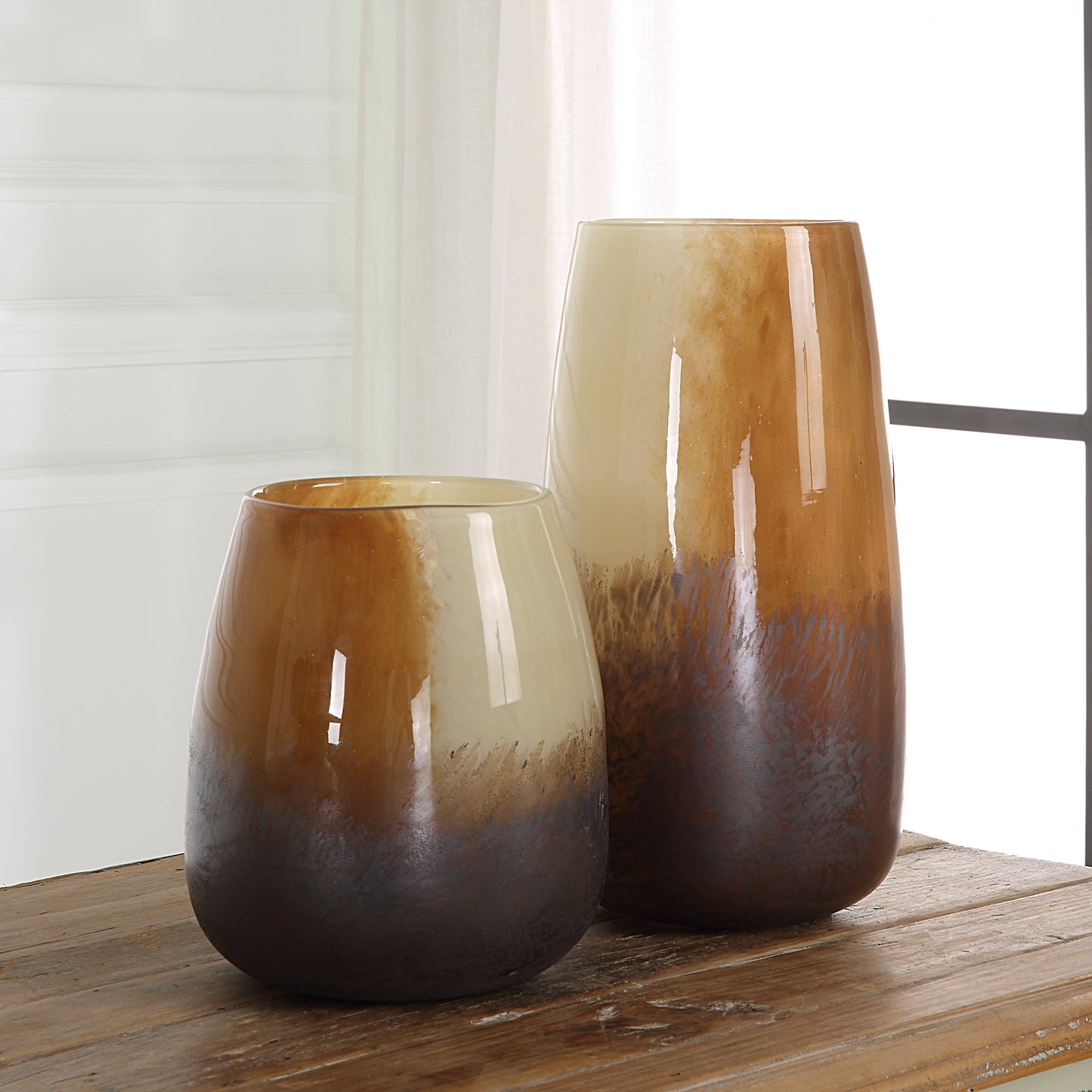 Uttermost Desert Wind Glass Vases, S/2 18047