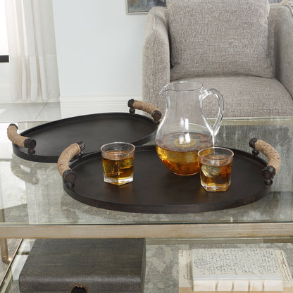 Uttermost Viggo Bronze Trays, Set/2 18073